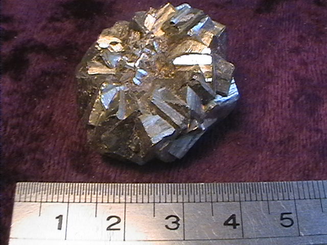 Crystal - Pyrite - Flower #907 - Click Image to Close